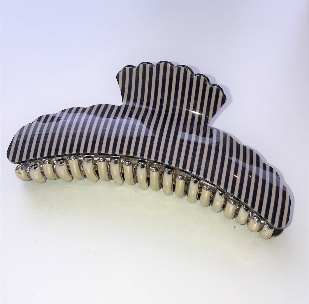 Hair Jaw Clip Large Striped